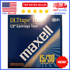 Maxell DLT IIIXT 15/30GB Blank Tape Cartridge- 1-Pack Data Storage Solution picture