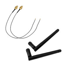 2pcs 2dBi 2.4GHz Antenna IPEX-4 Pigtail Cable for NGFF M.2 Wireless WiFi Card picture