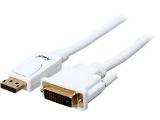 Rosewill RCDC-14006 - 6-Foot White Display Port to DVI Cable - Male to Male picture