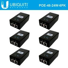 Ubiquiti Networks POE-48-24W 48V PoE 0.5A w/US Power Cord - 6PACK picture