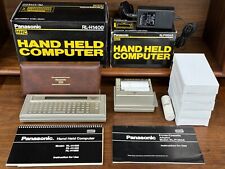 Vintage Panasonic HHC Hand Held Computer + Printer RL-H1400 RL-P1004A w/ Boxes picture