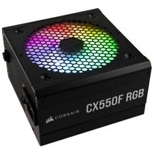 Corsair CX550F RGB, 550 Watt, 80 PLUS Bronze, Fully Modular RGB Power Supply picture