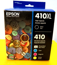 $75 Epson 410XL Black 410 Color & Photo Black T410XL-BCS 5 Pack Exp 12/2025 picture