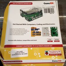 CanaKit Raspberry Pi 4 2GB Kit Ultimate Maker Kit Computer Coding No SD Card picture
