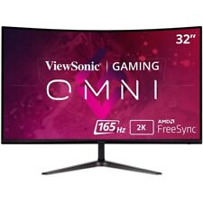 ViewSonic OMNI VX3218C-2K 32 Inch Curved 1ms 1440p 165hz Gaming Monitor with Fre picture
