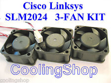 Cisco Linksys SLM2024 Fankit, 3x Replacement Fans for Linksys SLM2024, SLM2048 picture