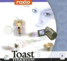 Toast 5 Titanium MAC CD make DVDs MP3s discs, protect data photo picture files picture