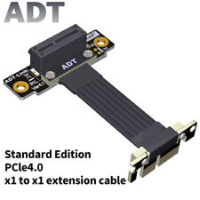PCI-E X1 Riser Cable Dual 90° PCIe 4.0 x1 to x1 Extension PCI Express 1x Riser picture