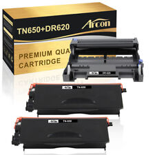 2PK TN-650 Toner & DR-620 Drum Black for Brother HL-5240 MFC-8690DW DCP-8480DN picture