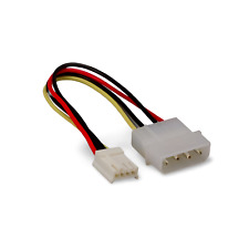 6in Power Cable 5.25 to 3.5 Adapter Molex - Black picture