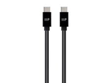 Monoprice Charge and Sync USB 2.0 Type-C to Type-C Cable - 1.5 Feet - Black picture