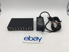 Netgear 8-Port Gigabit 4 Port POE Ethernet Switch GS308P W/ADAPTER FREE S/H picture