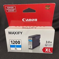 Genuine Canon Maxify 1200 C Cyan XL Ink Cartridge - NEW SEALED picture