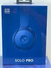 Beats Solo Pro ANC On-Ear Wireless Bluetooth Headphones Dark Blue MRJA2LL/A Neww picture