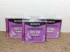 Sony Handycam DVD-RW 3-Pack 30 Min 1.4GB New SEALED picture