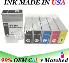 6 cartridge fit Pfi-107 ink Canon ipf 670 680 685 770 780 785 pfi107 inkjet picture