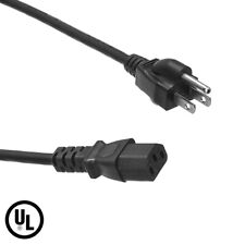 Ul Listed Heavy Duty Power Cord 3 Prongs 6 Ft Computer Monitor Tv Printer picture
