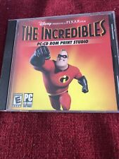 Disneys The Incredibles PC-CD ROM Print Studio PC 2005 Disney Interactive TESTED picture
