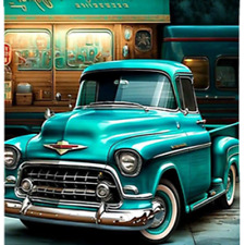 Old Fashion Truck Mouse Pad picture
