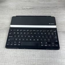 Logitech Black Wireless Ultra Slim Folio QWERTY Keyboard Case For Apple iPad picture
