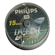 Philips DVDR1S04/711 4.7GB 120-Minute 2.4x DVD+Rs 15 ct., Cake Box Spindle NEW picture