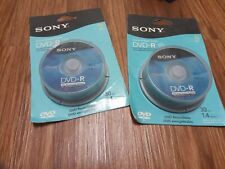Sony Handycam DVD-R 10 PACK 8 CM 1.4 GB 30 Min Recordable New picture