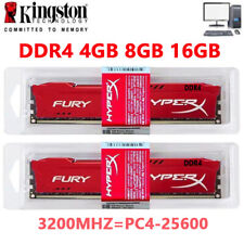 HyperX FURY DDR4 16GB 8GB 4GB 3200 PC4-25600 Desktop RAM Memory DIMM 288pin 1.2V picture