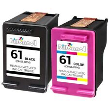 2PK Replacement HP 61 Ink Cartridge 1-Black & 1-Color 2510 2514 2540 2542 3510  picture