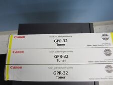 3-Genuine Canon OEM GPR-32 Yellow Toner iR ADV C9065/C9065S/C9075/C9075S PRO OEM picture