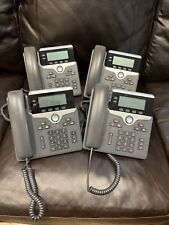 LOT OF 4 CISCO CP-7821 VOIP IP Business Telephone w/ Handset and Base Stand picture
