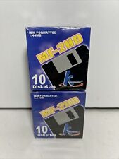 Lot Of 2 (20 Total) K Hypermedia MF 2HD High Density Formatted for IBM 10-Pack picture