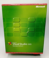 NEW Retail Microsoft Visual Studio 2005 Standard Edition ACADEMIC 5 Discs w/ Key picture