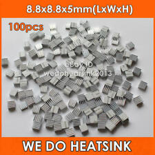 100pcs 8.8*8.8*5mm Chipset Aluminum Heatsink Cooler With Sony T4000 Thermal Tape picture