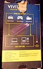 Vivitar Creator Series HDMI to USB Video Capture Card with Real-time HDMI Video picture