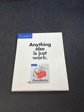 Vintage 1991 ClarisWorks demo diskette for Apple Macintosh, used great condition picture