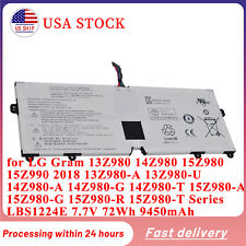 Genuine LBS1224E battery for LG Gram 2018 13Z980 14Z980 15Z980 15Z990 9450mAh picture