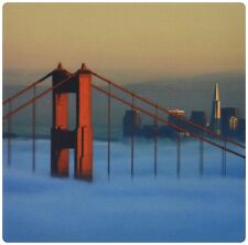 3drose 8 x 8 x 0.25 inches mouse pad  Fog on the golden gate bridge picture