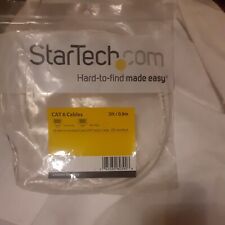 StarTech C6PATCH3WH 3ft Cat6 White Molded RJ45 UTP Gigabit Cat6 Patch Cable  picture