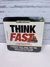 AOL America Online Top Speed THINK FAST Install Disk Software New Sealed picture