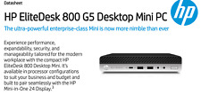 NEW HP EliteDesk 800 G5 Mini PC Intel OCTA (8) Core i7 9700 4.30GHz 64GB 2TB SSD picture