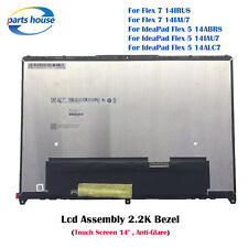 For Lenovo Flex 7 14IRU8 Touch Screen 14'' Lcd Assembly 2.2K Bezel 5D10S40011 US picture
