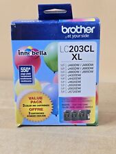 Brother LC203CL XL Ink Cartridge Value Pack DATED 03/2024 Genuine OEM Sealed picture