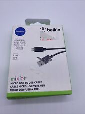Belkin 4FT Mixit Micro-USB to USB Charge Sync Cable - Black -o picture