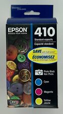 Epson 410 4pk Combo Ink Cartridges - Photo Black/Cyan/Magenta/ Yellow 11/2026 picture