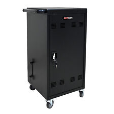 Mobile Rolling Charging Cart 45-Bay For Laptop in Office School Lockable in USA picture