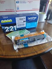Brother TN221C Cyan Toner Cartridge Genuine for HL3140 DCP-9020 MFC-9130cdw... picture