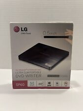 LG GP60 Ultra Slim Portable DVD Writer 0.5 Inch Black New picture