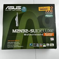 ASUS Motherboard M2N32 SLI Deluxe Green Wireless Edition Amd 64 Athlon DDR2 picture