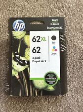 HP 62XL Black & HP 62 Tri-Color Ink Cartridges N9H67FN Exp 10/23 Sealed picture
