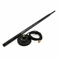 Alfa ARS-N19M 2.4GHz Dipole Antenna 9dBi Magnet Base RP-SMA Male picture